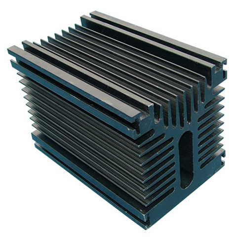 氧化黑铝型材散热器 YF005